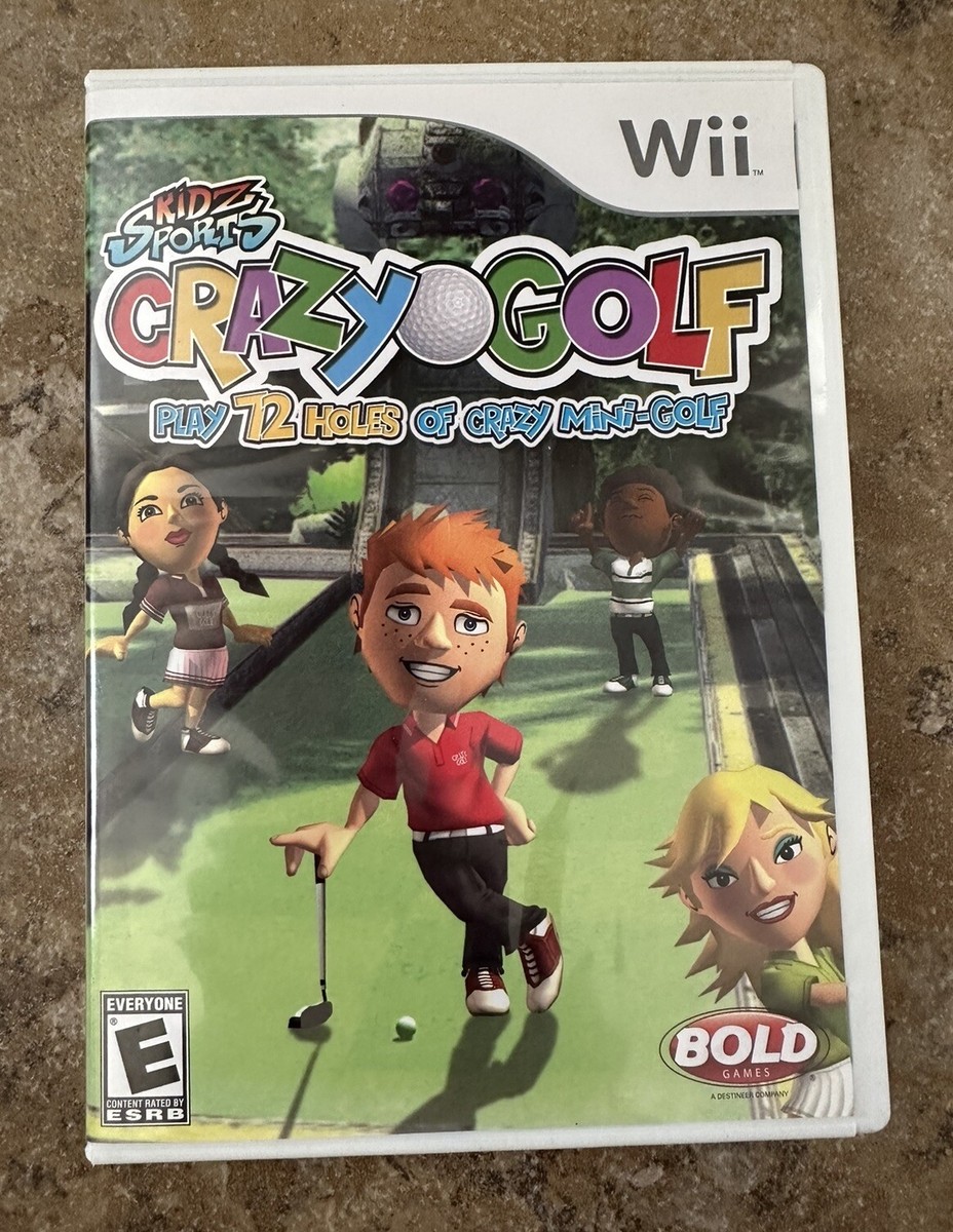 Kidz Sports: Crazy Golf Nintendo Wii Brand New Sealed Golfing Mini