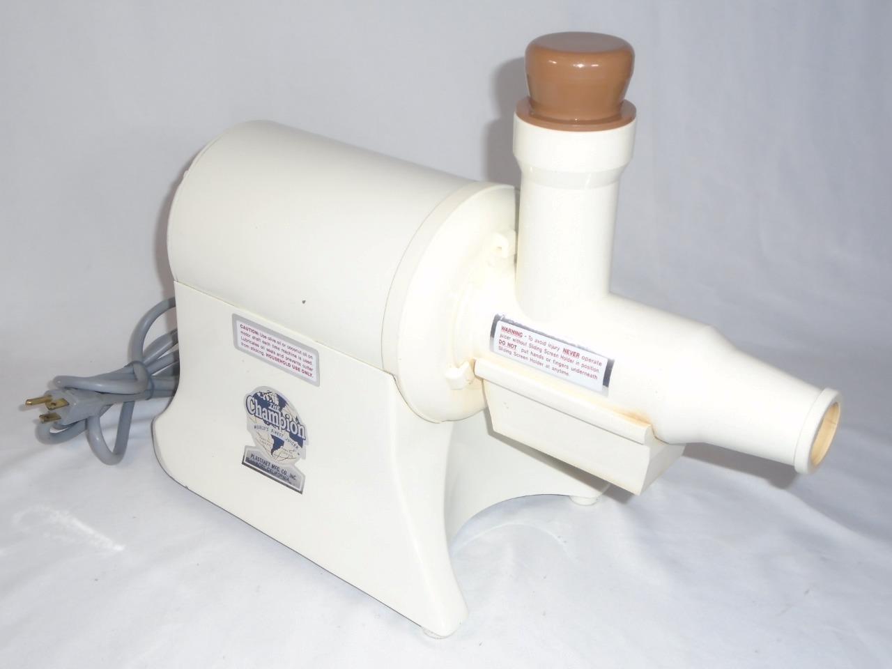 CHAMPION 2000+ JUICER HeavyDuty 1/3 HP G5NG8 ELECTRIC Juice Machine eBay