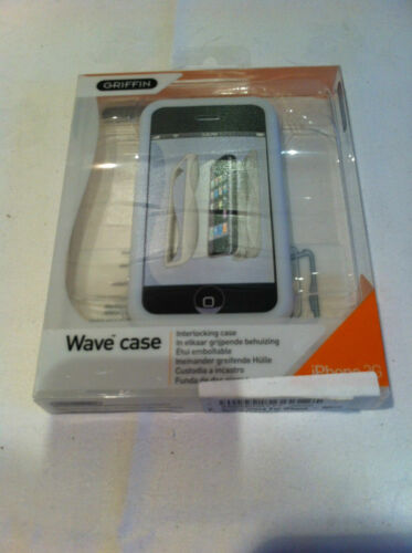 Étui pour téléphone portable iPhone 3G & 3GS housse blanche WAVE protection coque rigide Griffin - Photo 1 sur 1