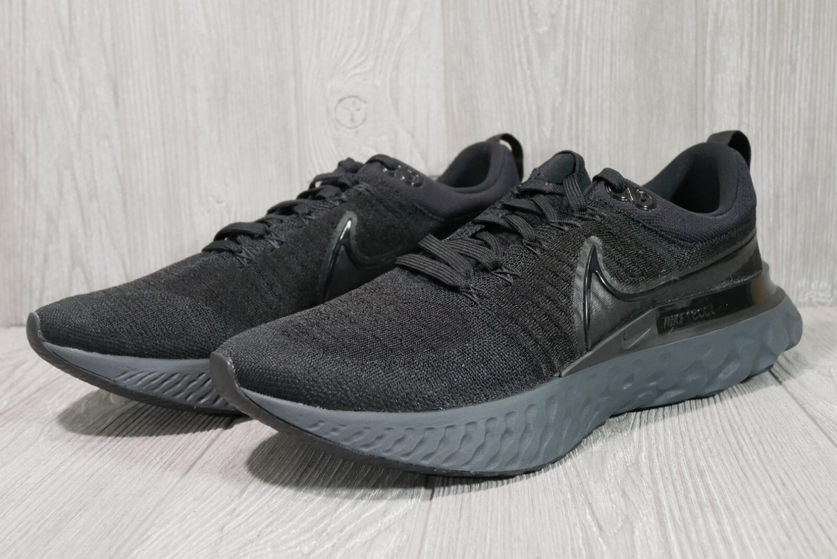 Nike React Infinity Run Flyknit 2 CT2357-003 Mens 12 Running Shoes Black Sneaker Nike React Inifinity Run Flyknit 2 Men main image 2