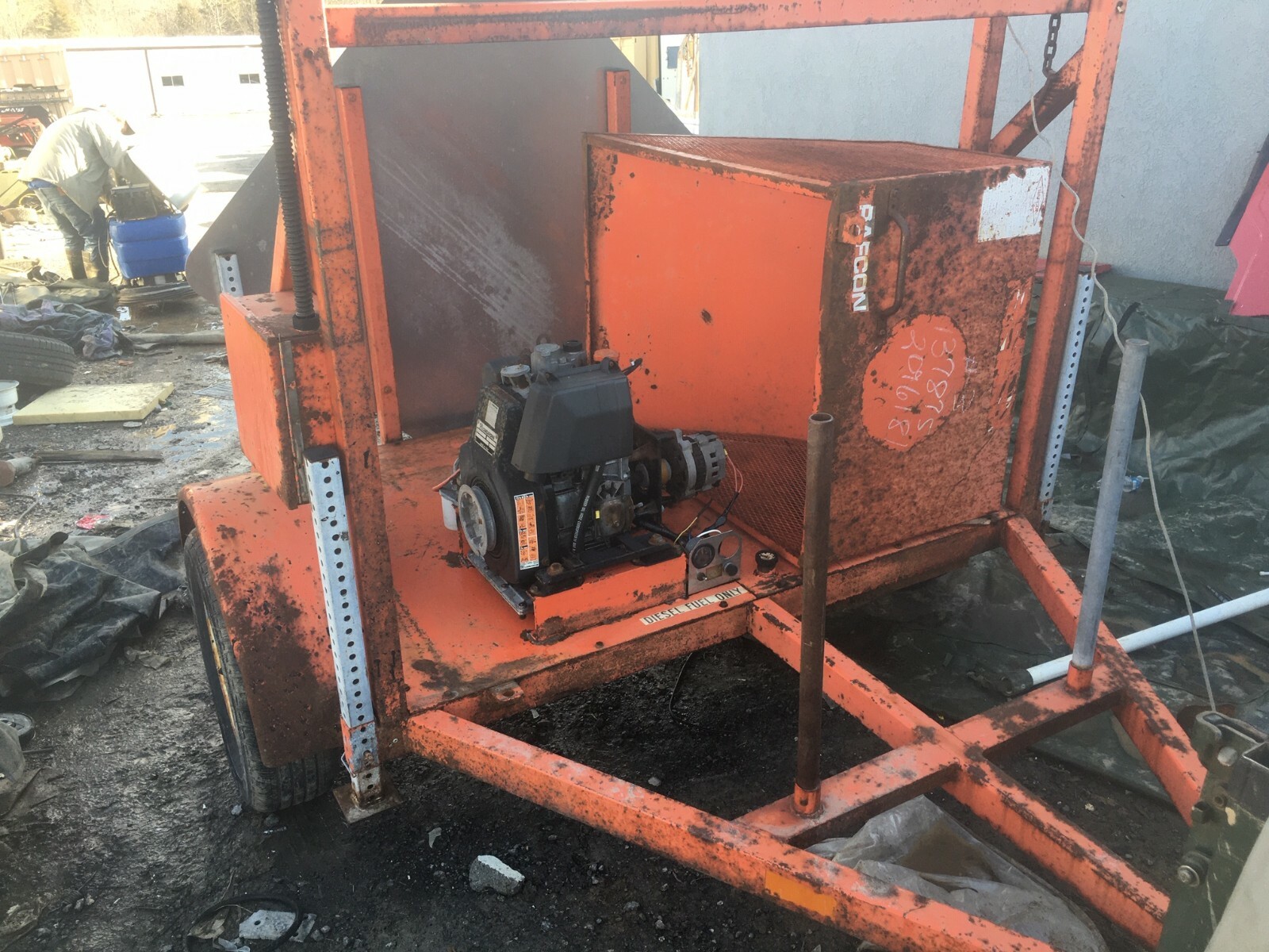 Lombardini 6LD 360 Diesel Engine w/Trailer "Tested and Working" eBay