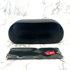 Ray-Ban Eyeglasses Sunglasses Glasses Optical Black Hard Leather Case w cloth