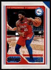 2020-21 Panini Chronicles Threads Joel Embiid Philadelphia 76ers #90