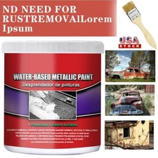 100ML Metal Rust Remover Water-based Metallic Paint Rust Conversion Agent USA