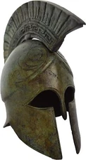 Corinthian Bronze mini Helmet - Spartans Athenians Hoplite - Handmade in Greece