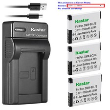 Kastar Battery Slim Charger for Panasonic DMW-BCL7  Panasonic Lumix DMC-SZ10