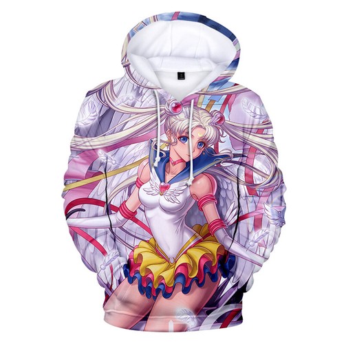 Sailor Moon Hoodie Adult 3D Printed 