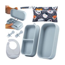 Travel Silicone Portable Feeding Supplies - Toddler Suction Plates, Silicone ...