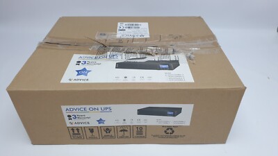 New ADVICE AON1000RM-2 UPS, 1000VA/900W - Original Packaging