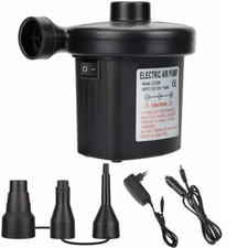 Pompa elettrica d'aria 12V 220 Volt per spiaggia e campeggio gonfiare gonfiabili