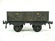Bing # 4123 LNWR 1 gauge gondola modello vintage treno ferroviario vagone merci (H-2)