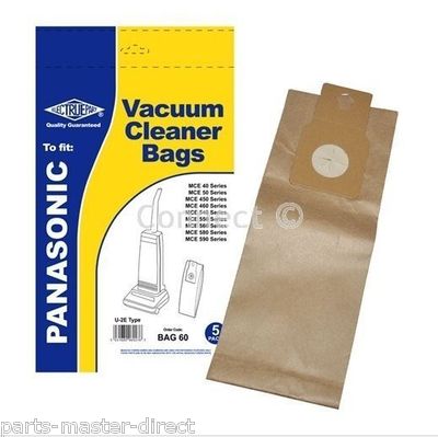 10 Sacchetti Per Aspirapolvere Panasonic Europart – Tipo U-2E, U20E, U20AB Per MC-UG342WP47