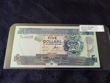 Solomon Islands 5 Dollars ND (2005) Pick #26 Uncirculated - Serial #C3660200