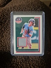 2022 USA Stars & Stripes Everett Johnson Jersey Relic Patch Card #USAM-EJ