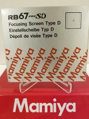 Mamiya RB 67 PRO SD / PRO S TYPE D (CROSS HAIR) FOCUSING SCREEN
