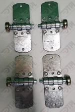 4 Todco style 69035 END HINGES + 61174 1" ROLLERS Overhead Roll Up Truck Door