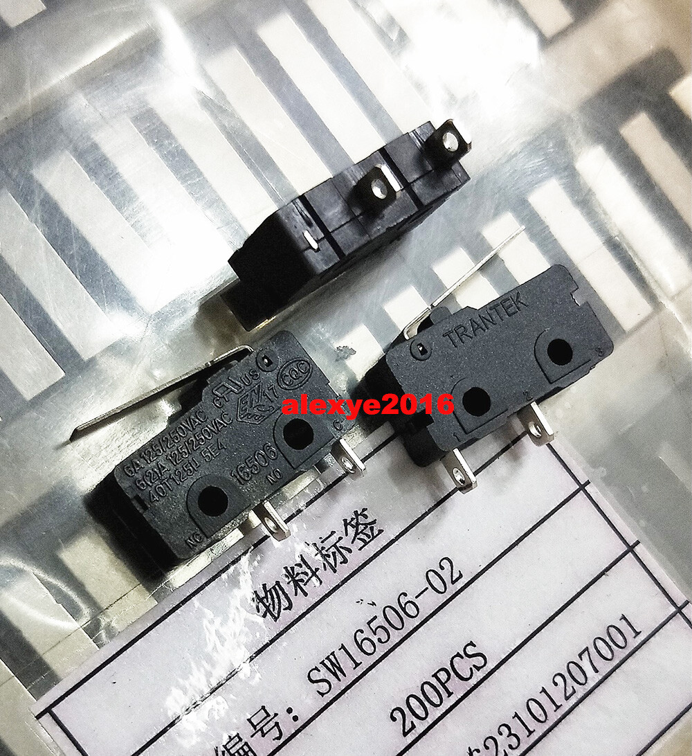 1 PCS TRANTEK 16506 Micro Limit Switch 2 Pins Normal Open With