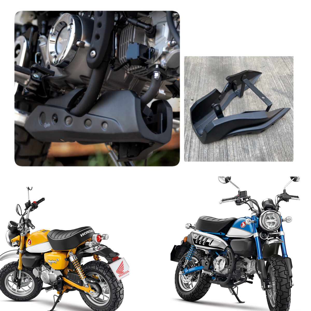 Diablo Belly Pan Under Fairing Skid Plate Fits Honda Monkey125