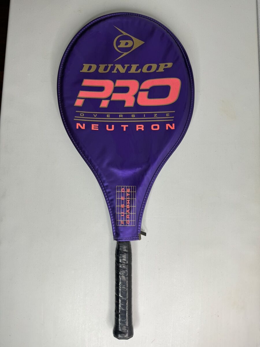Dunlop Pro Series Neutron Fused Graphite Tennis Racket with Dunlop Pro Series Neutron Fused Graphite Tennis Racket with