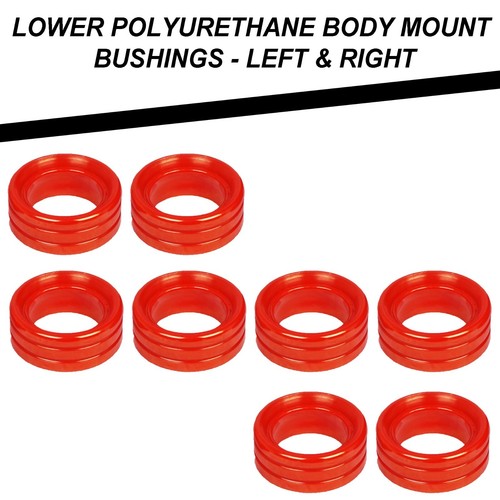 Polyurethane Body Mount Bushings for Dodge Ram 1500 2500 3500 Extended Cab 2/4WD - Bild 4 von 11