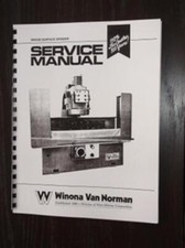 Winona Van Norman Model Sm5000 Head Block Surfacer Manual