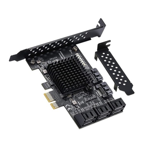 PCIE to 8Port SATA3.0 Controller Expansion Board PCI-E 1X 2X 4X 8X 16X Interface