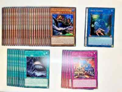 Yugioh Complete Competitive Mako Tsunami/Fortress Whale Deck + Bonus Gift |  eBay