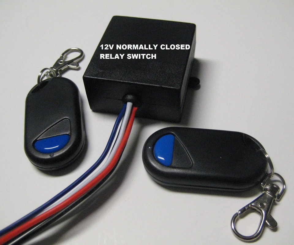 MSD 12v 15A 315mhz normally-closed ON-OFF relay switch 2 remote control RS30