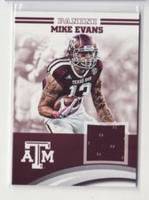 2015 Panini Collegiate Texas A&amp;M Jersey Mike Evans - Flat S/H