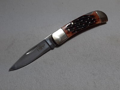 THIRD  Taschenmesser / Pocket Knife - Griff: Knochen - NEU & ovp - EAS038