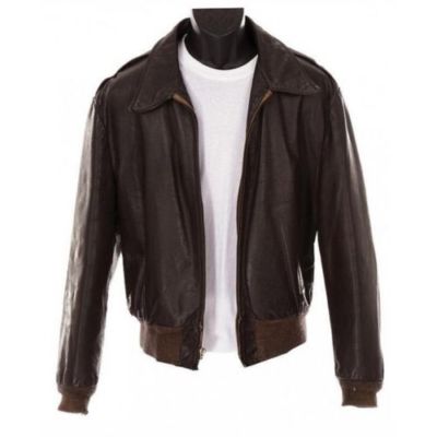 Happy Days Henry Winkler Fonzie Bomber Leather Jacket | eBay