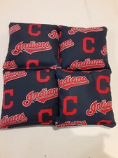 4 Cornhole Bag Set Corn Hole Cleveland Indians