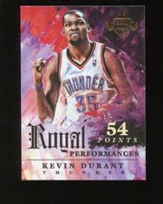 2014-15 PANINI COURT KINGS KEVIN DURANT ROYAL PERFORMANCES #16 CASE HIT SSP