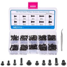 Meiyyj 500Pcs M2 M2.5 M3 Laptop Notebook Computer Replacement Screws K