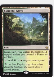 Sunpetal Grove 257/279 Ixalan Rare Land