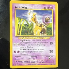 Pokemon Neo Genesis Girafarig Card 58/111 Regular