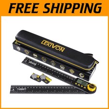 High-Resolution Digital Angle Gauge with Zippered Pouch