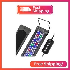 AQQA LED Aquarium Light, 24/7 Mode High Lumen Full Spectrum Fish Tank Light