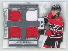 2022-23 UD The Cup Foundations Quad Jersey Lukas Reichel RC 98/99 #F-LR