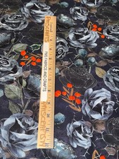 MODA Gothic Halloween COVEN ROSES 100 cotton fabric by the yard 36x44 48800 15