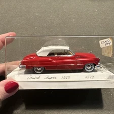 Solido 1950 Red Buick Super 4512 Made In France 1/43 New in Original Package H45
