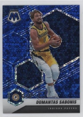2020-21 Panini Mosaic Fast Break Blue Prizm 32/85 Domantas Sabonis #15 14ki