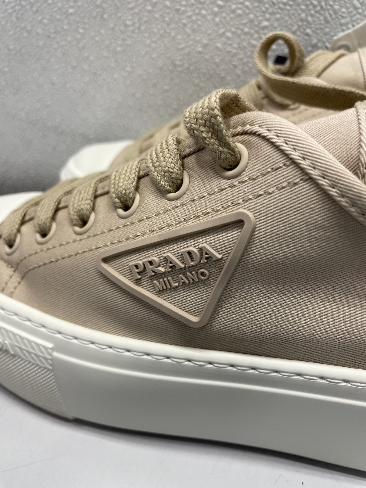 Prada Cord Laced Fabric Low Top Sneakers Women's US 8.5 thumbnail 7