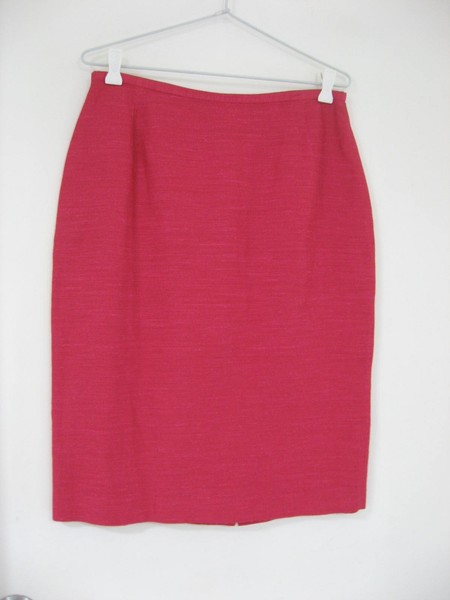 TRENT NATHAN DARK PINK STRAIGHT SKIRT SIZE 12