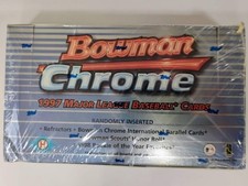 1997 Bowman Chrome Baseball Sealed Hobby Box