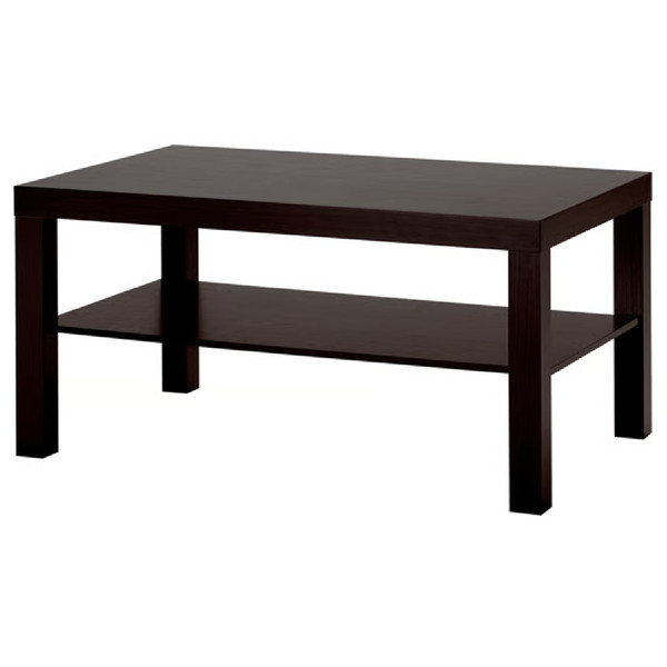 LACK 2 Niveles Mesa de Centro Mesa Auxiliar con Estante Soporte TV Estilo Minimalista 90 cm