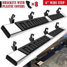 For 07-18 Silveradosierra 1500 Crew Cab 6 Truck Side Step H Running Board Ss For 07-18 Silveradosierra 1500 Crew Cab 6 Truck Side Step H Running Board Ss