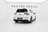 Heckansatz Diffusor V.3 Passend FüR Vw Golf Gti Mk8 Schwarz Matt