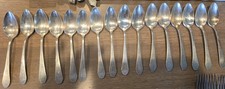 Vintage Oneida Community Plate 1927 Paul Revere Flatware 73 Pcs w/Monogram S
