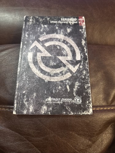 Detroit Diesel Series 60 EPA04 2011 manual del propietario del operador OEM envío gratuito - Imagen 1 de 3